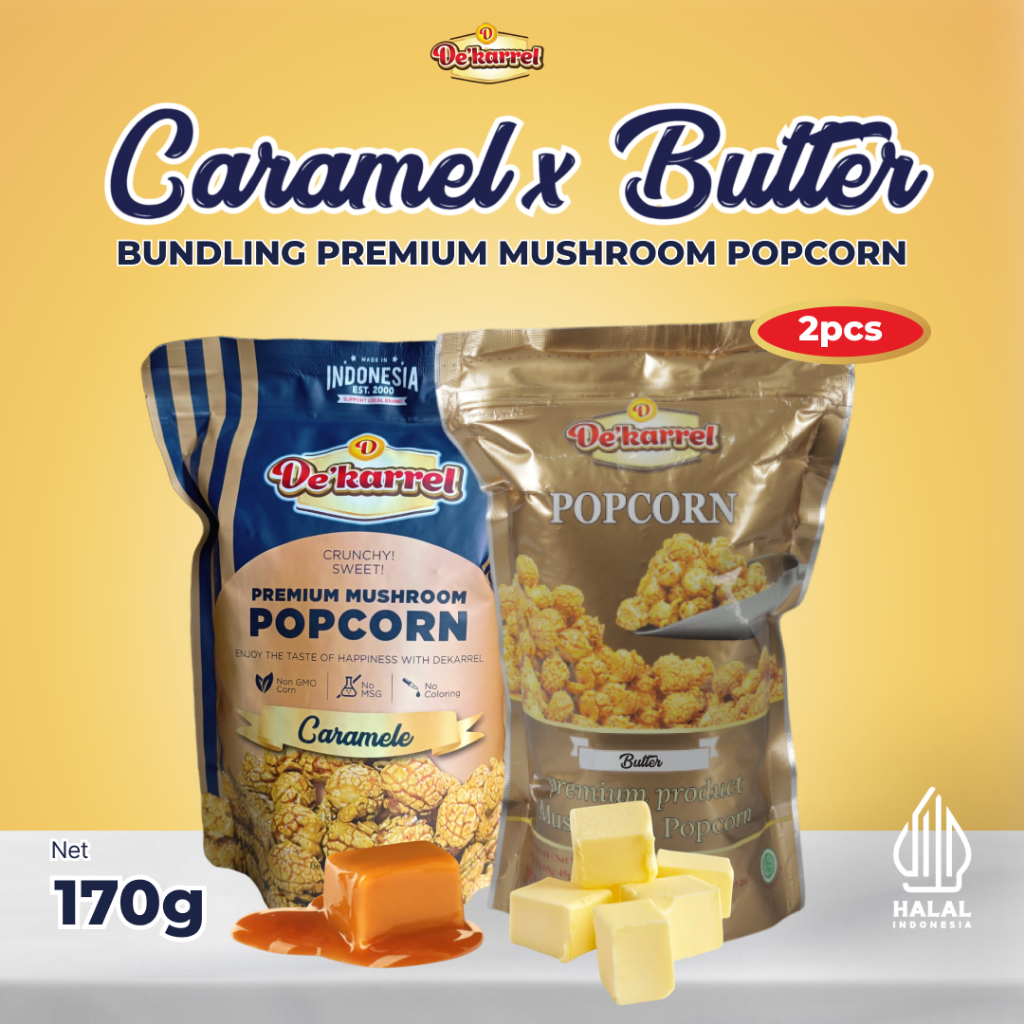 

Dekarrel Popcorn Bundling Caramel x Butter