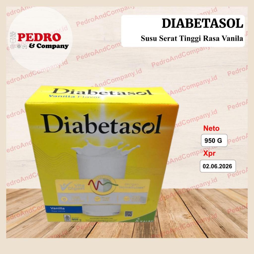 

Diabetasol Susu Seat Tinggi Rasa Vanila 950 gram