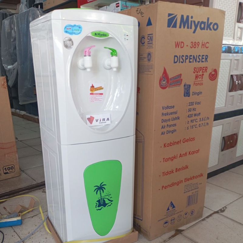 MIYAKO WD 389 HC DISPENSER GALON ATAS PANAS DINGIN