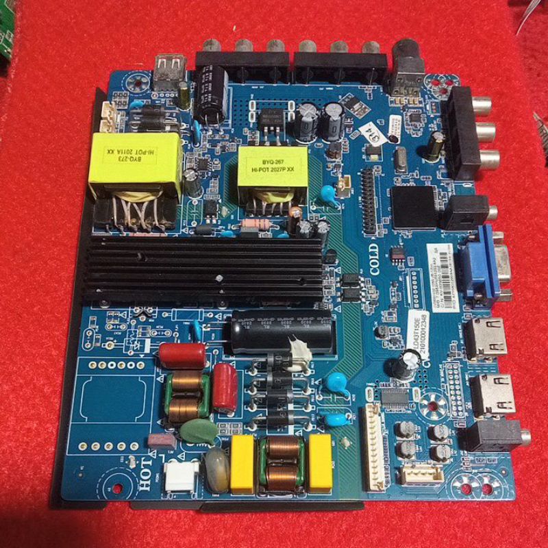 Mainboard POLYTRON PLD43T150E 43T150 / Mb Mobo / Modul / Motherboard Mesin Tv Polytron Pld 43T150