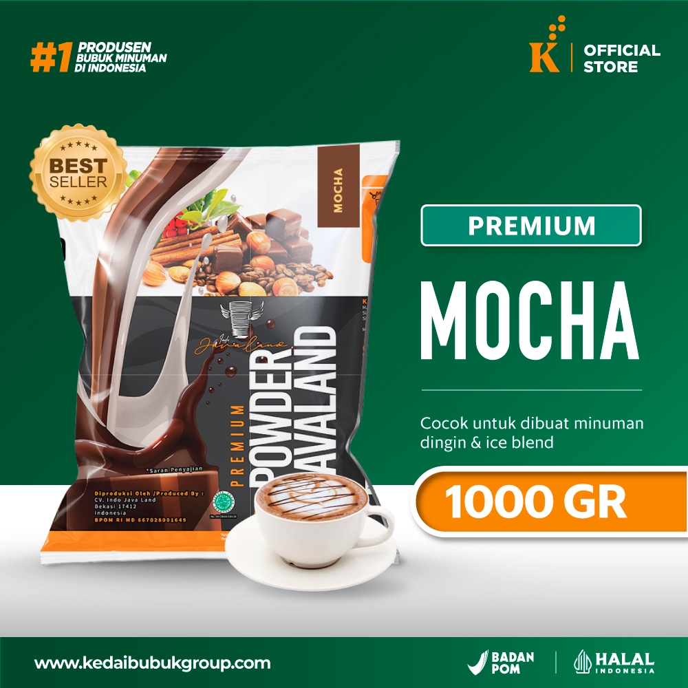 

Powder Premium Mocha Bubuk Minuman Bubble Drink Javaland 1 kg