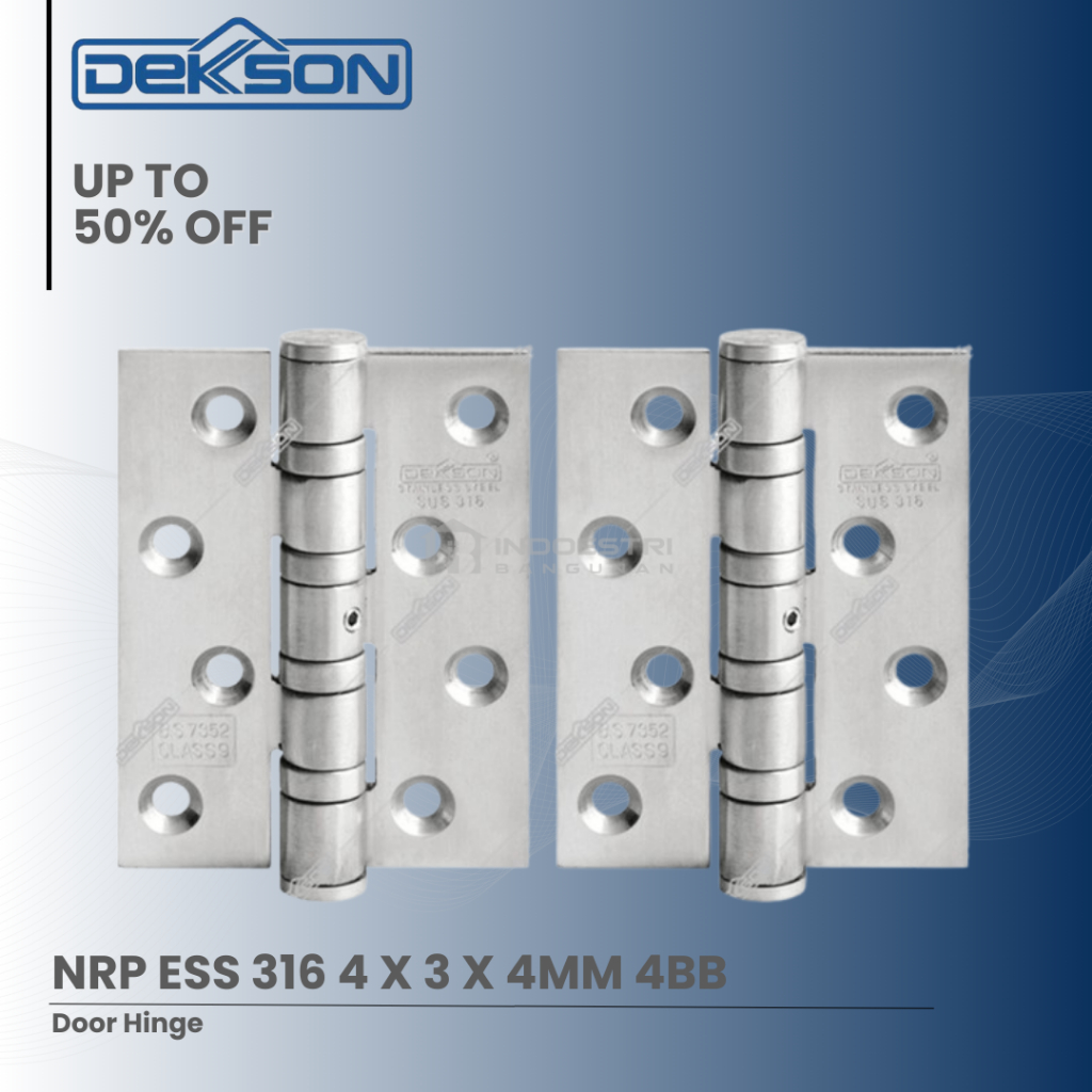 Engsel 4" Dekkson NRP ESS 316 4 x 3 x 4MM 4BB (SUS 316)