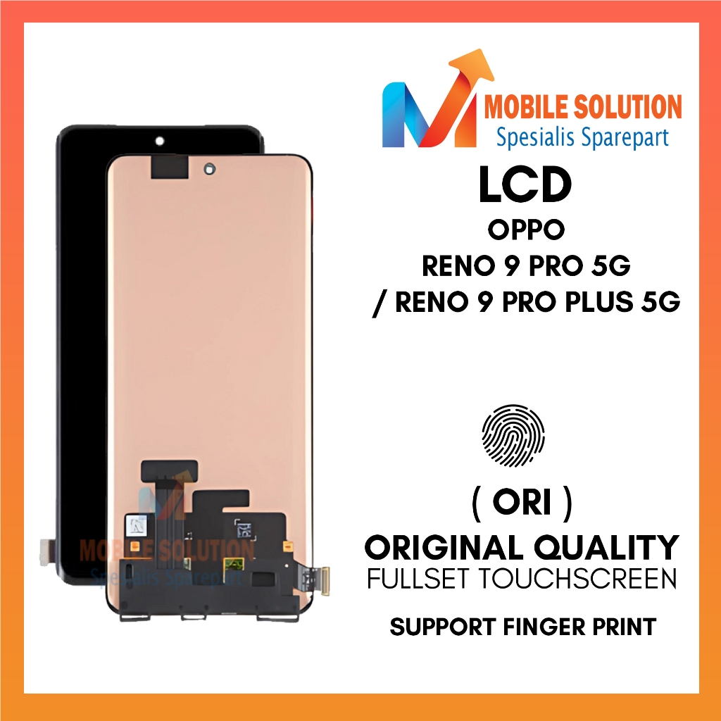 Grosir LCD Oppo Reno 9 Pro / LCD Oppo Reno 9 Pro Plus - Fingerprint Fullset Touch Screen
