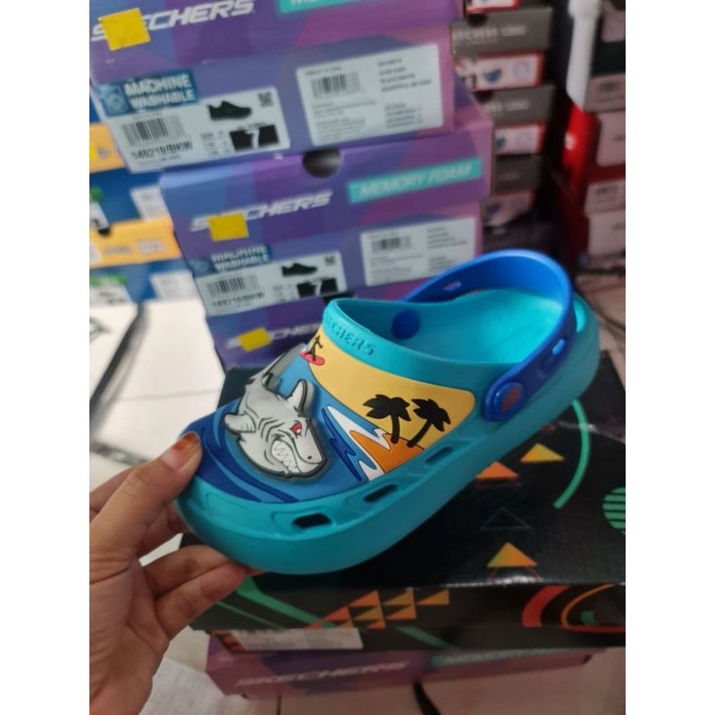 Sandal skechers kids foamies 406711