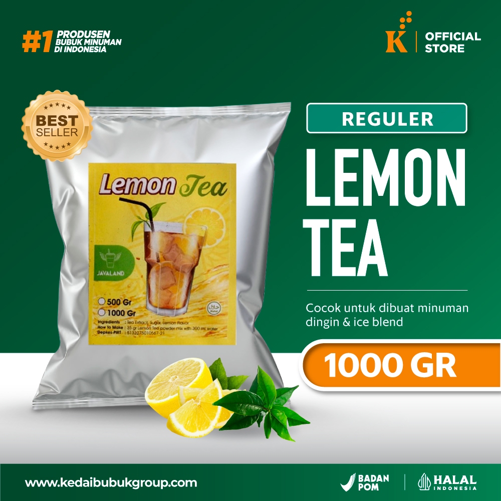 

Powder Lemon Tea Bubuk Minuman Bubble Drink Javaland 1 kg