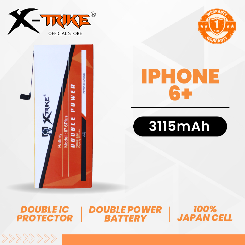 XTRIKE Baterai Iphone 6 Plus Double Power