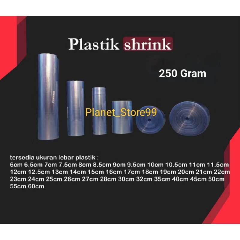 Plastik shrink / Plastik segel / Pvc shrink 250 gram