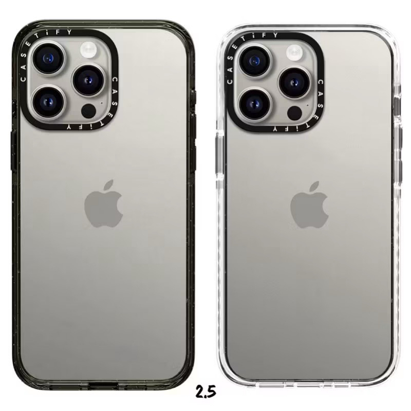Casing CASETIFY TRANSPARAN TPU IPHONE 12 12PRO 12PROMAX 13 13PRO 13PROMAX 14 14PRO 14PROMAX 15 15PRO