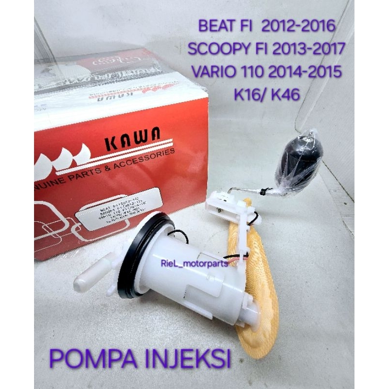 Pompa Injeksi (KW) BEAT FI 2012-2016 / SCOOPY FI 2013-2017 / VARIO 110 2014-2015 K16 K46 fuel pump p
