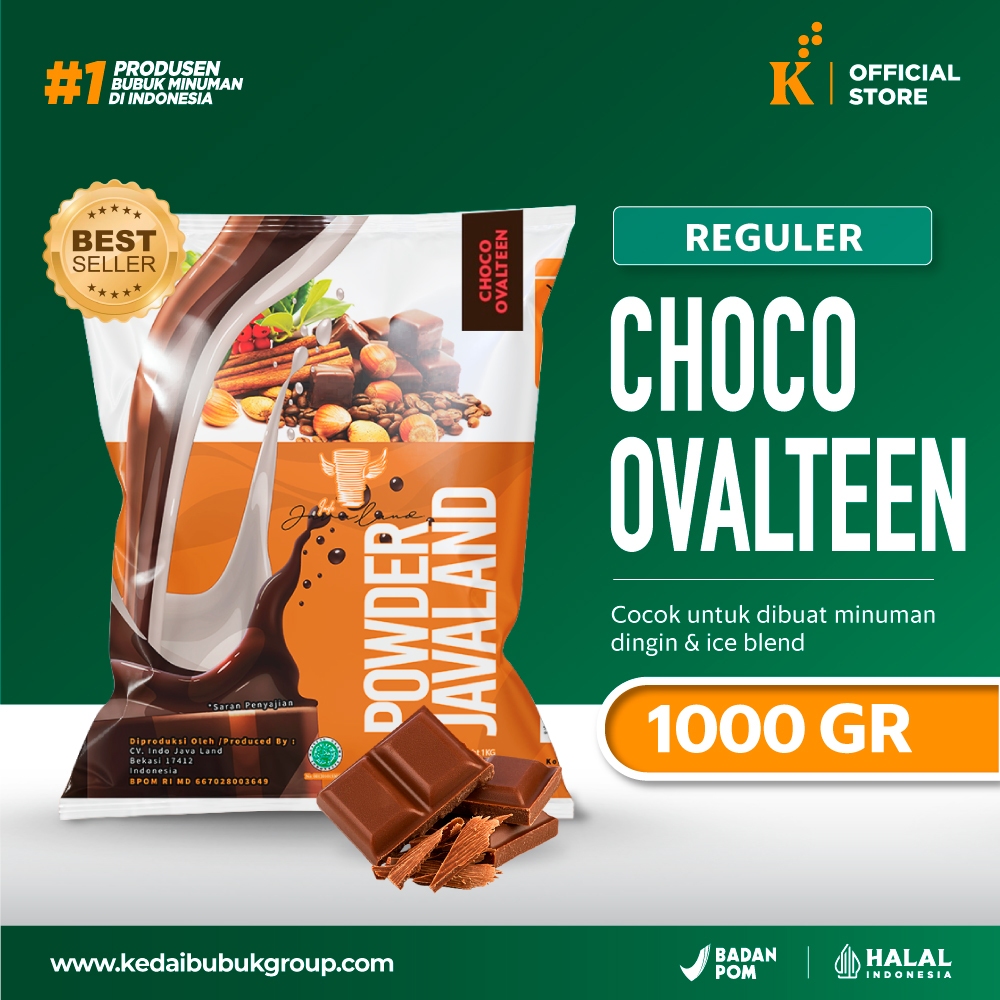 

Bubuk Minuman Bubble Drink Rasa Choco Ovalteen Javaland
