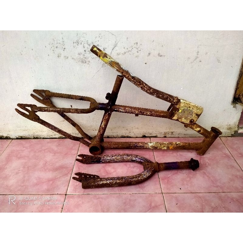 Frame Fork Sepeda BMX WIMCYCLE METALIZER BAN 16 murah