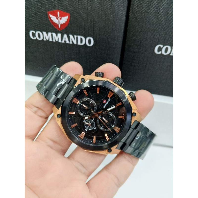 Commando CM7009G-3BRGDB#CM7009G-3BRGDB#Commando CM7009G#Jam tangan pria Commando CM7009G#Man watch C
