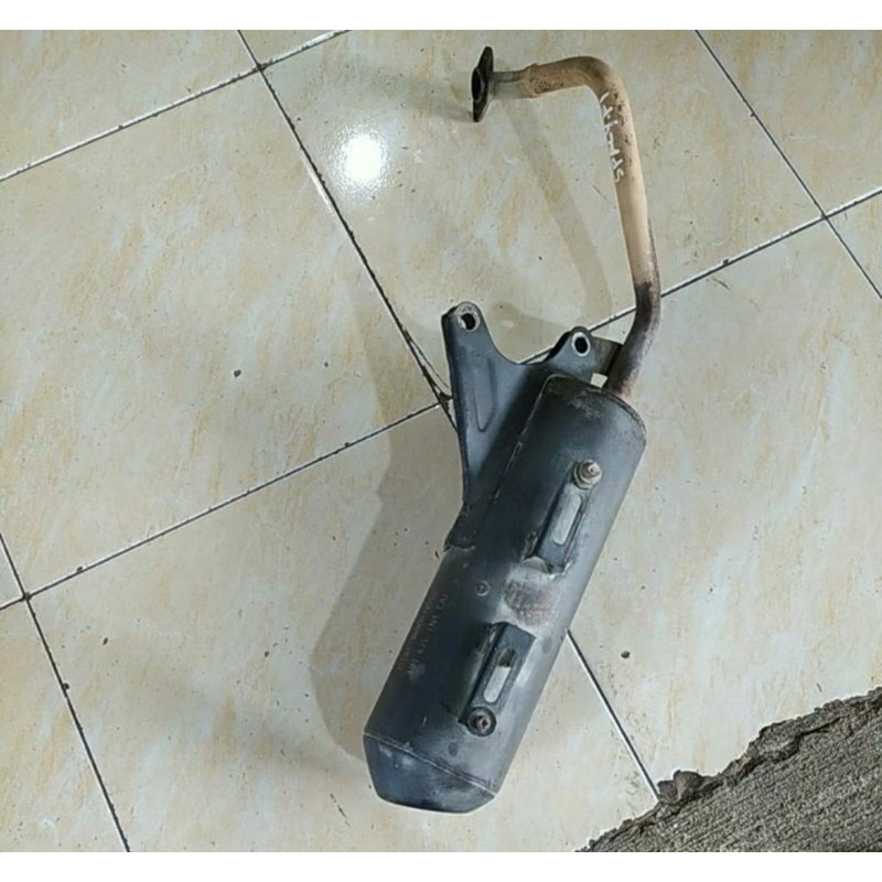 knalpot beat karbu fi spacy ORI lepasan utuh normal suara standar