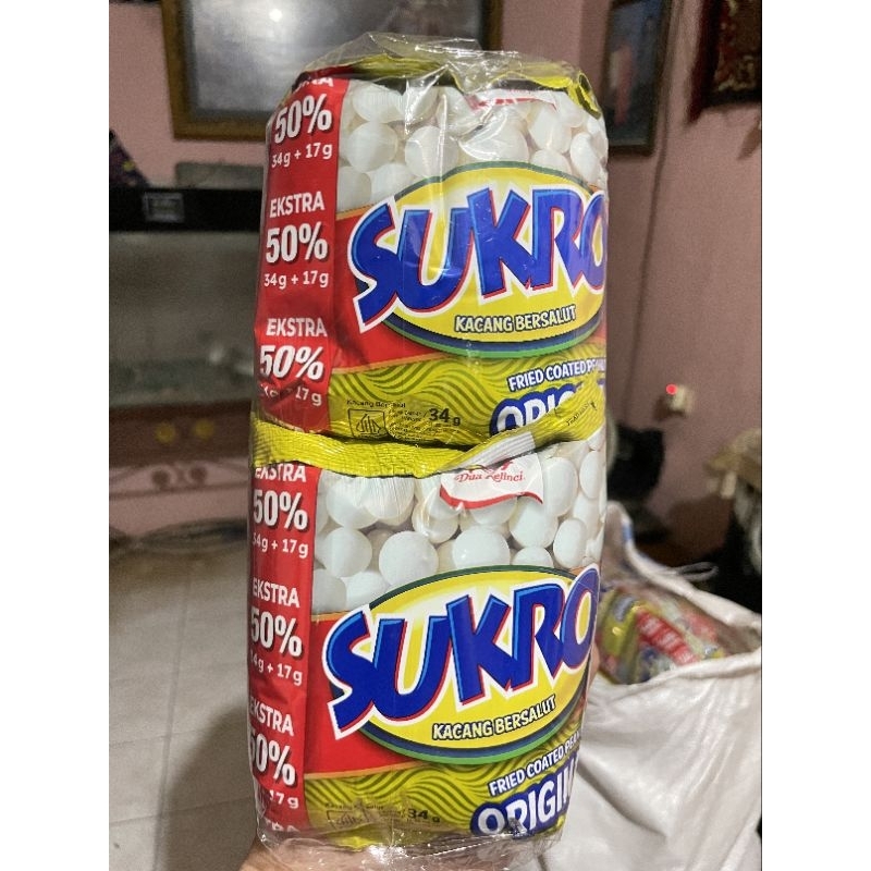 

Kacang Atom Sukro original Renyah Gurih isi 10pcs