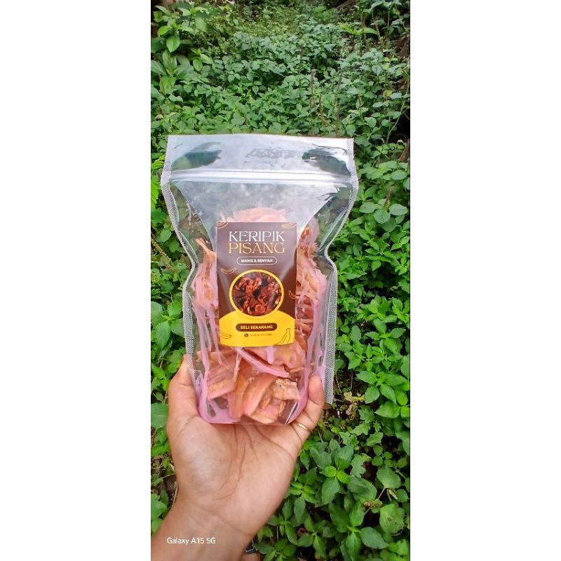 

keripik pisang rasa strowbery