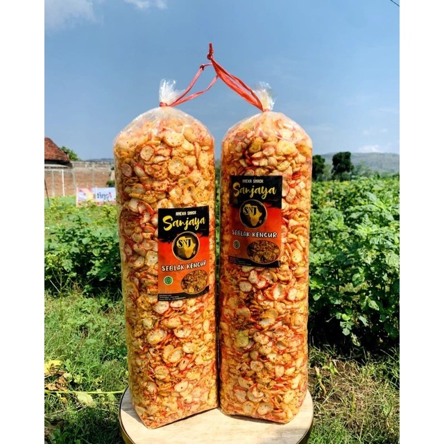 

[2,5kg] Krupuk Seblak Kering Sanjaya 1 ball / Kerupuk Seblak Kering