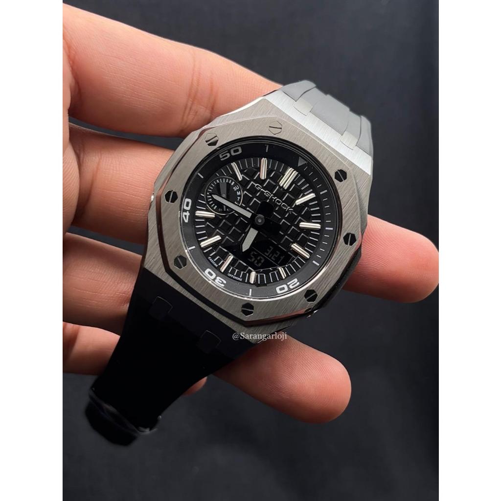g-shock G-Shock GA-2100 MOD Gunmetal Rubber Black