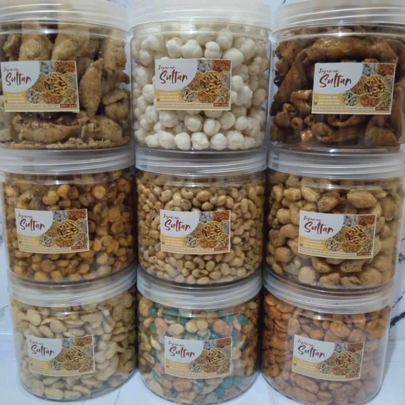 

Paket2 Hemat 6pcs Free Toples 650ML - Jajanan Cemilan Snack Termurah