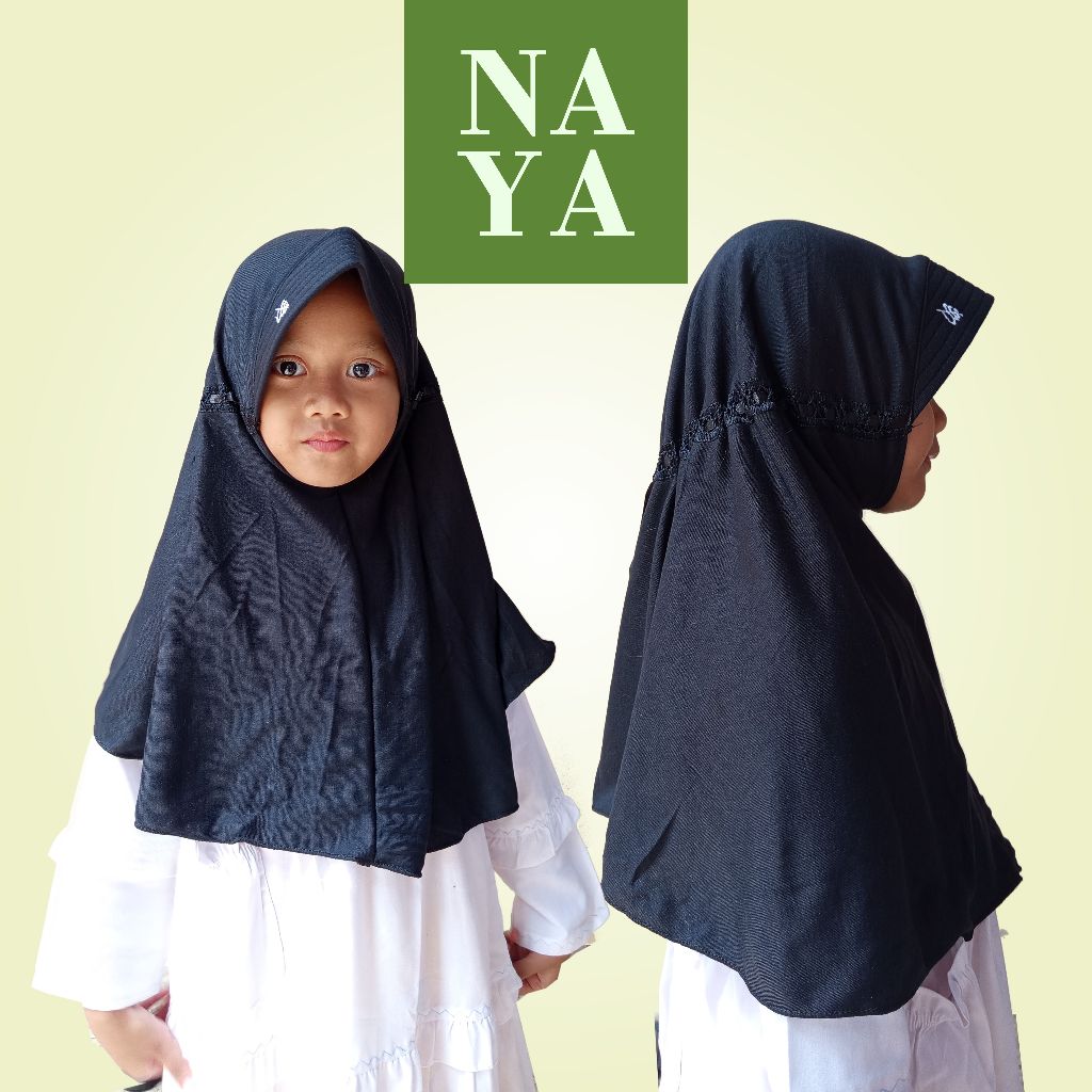 HIJAB ANAK SEKOLAH HAMIDAH JERSEY PREMIUM / JILBAB BERGO HAMIDAH ANAK / JILBAB SEKOLAH SIZE S,M,L, X