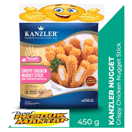 

Kanzler Crispy Chicken Nugget Stick Ayam 450 Gram