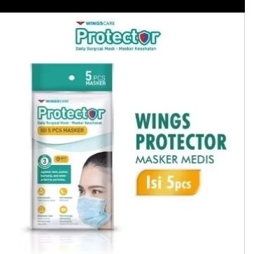 masker medis wings 1 saset isi 5 pcs