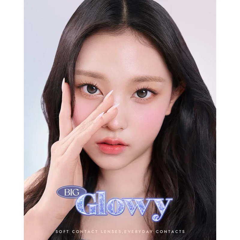 (READY) OLENS 🇰🇷 Big Glowy Gray – 1 Day Daily Soft Contact Lens – OLENS x NEW JEANS Haerin – Disposa