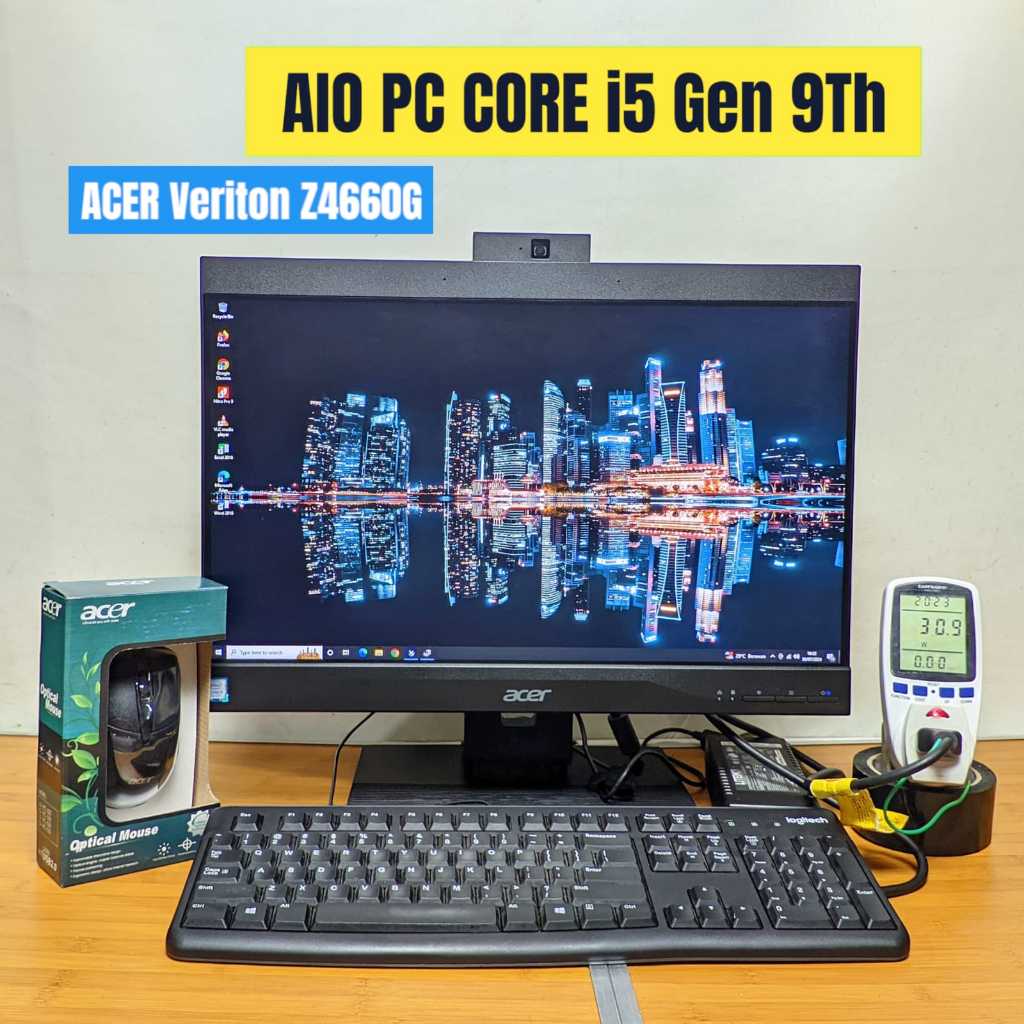 All In One AIO PC Paket Lengkap Komputer Murah Mini PC LCD Monitor Berkualitas Bergaransi