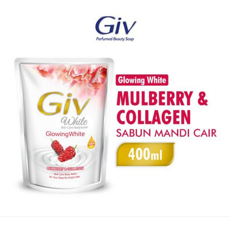 Giv Hijab & White Sabun Mandi Cair 400ml