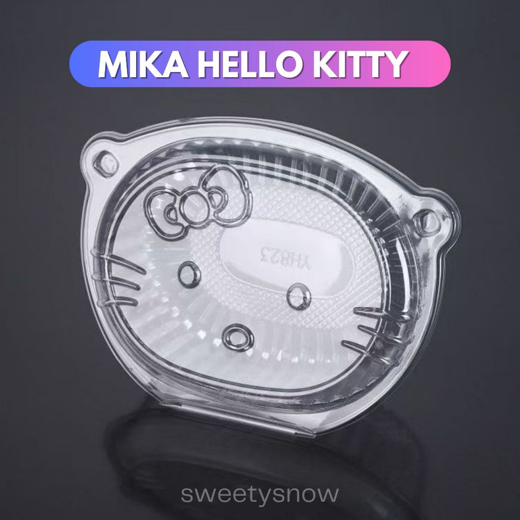 MIKA HELLO KITTY Kemasan Makanan / Mika kartun lucu / Kemasan hampers ulang tahun / Wadah makanan he