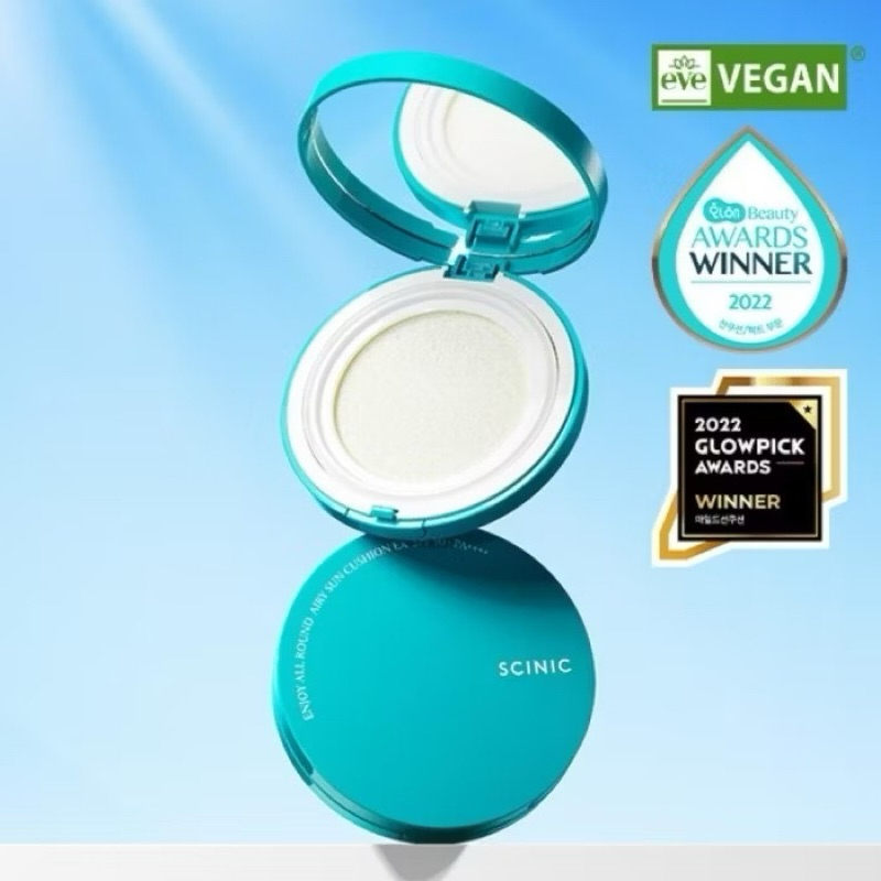 Scinic Series | Enjoy All Round Airy Sun Cushion EX SPF50+ PA++++ 25g | SCINIC Enjoy Foundation-Skip