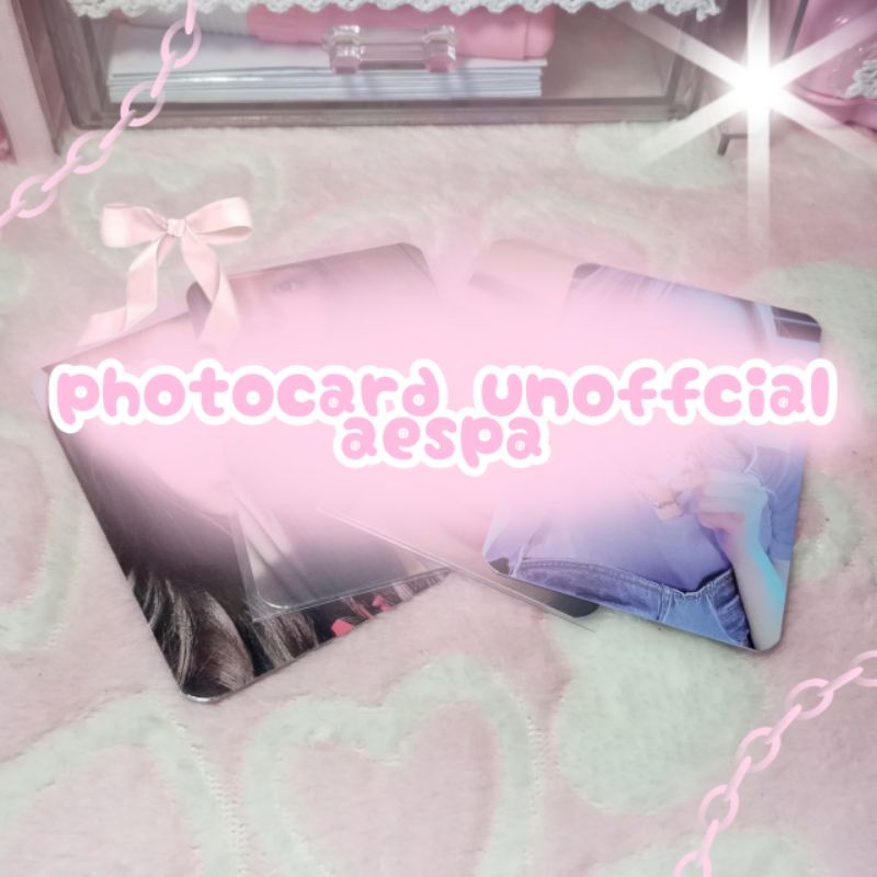 photocard unofficial premium aespa