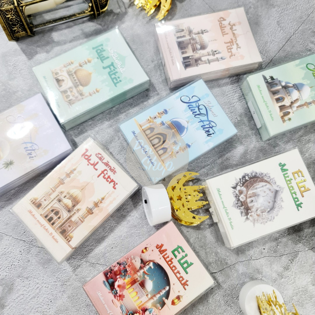 

AMPLOP LEBARAN Idul Fitri isi 50 lembar 7cm x 10cm Angpao THR Eid Mubarak KARAKTER LUCU GLOSSY