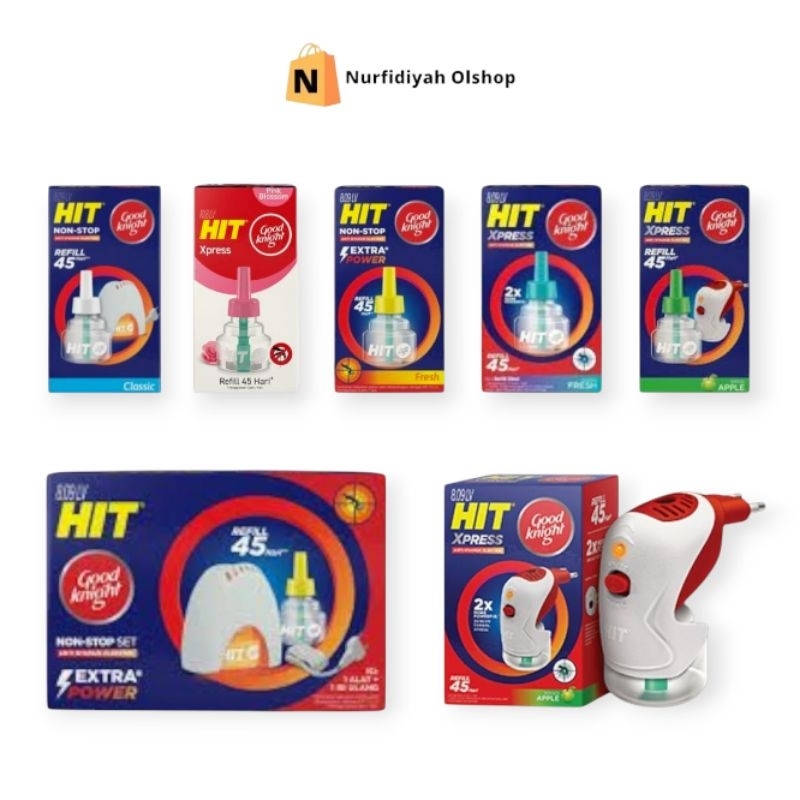 Hit Xpress Good Knight Elektrik Hit Cair Obat Nyamuk 45hari