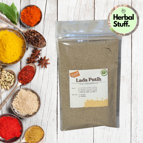 

Bubuk Lada Putih (Piper nigrum) 50gr / 100gr