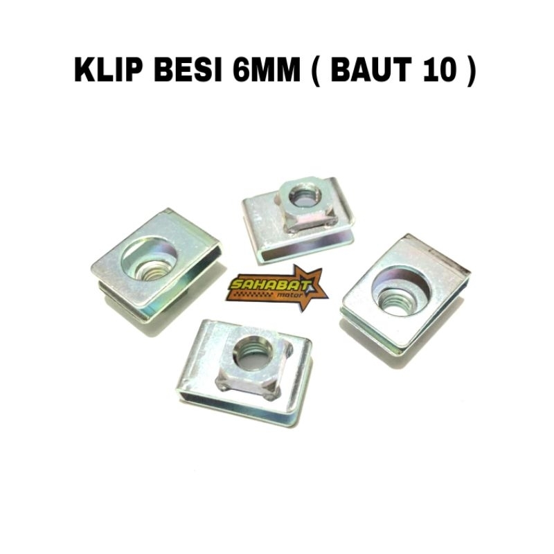 Klip M6/Mur Klip m6 Baut Kunci 10