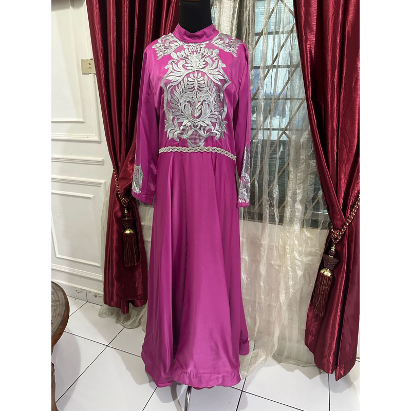 preloved kaftan bordir/baju pesta