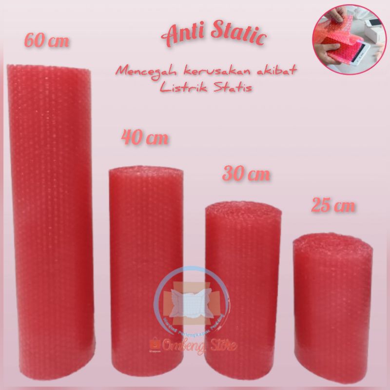 

BUBLE WRAP ROLL PINK ANTI STATIS / STATIC