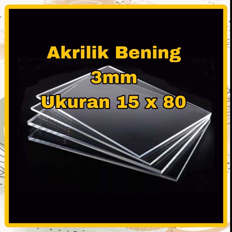 

Akrilik Lembaran Bening 3mm Ukuran 15X80 Marga Cipta Akrilik Murah Acrylic Custom Sheet Akrilik Murah Akrilik Solid akrilik potongan