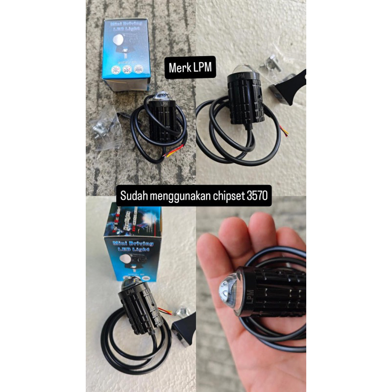 Lampu Tembak Laser Led Mini 2 Warna - Lampu Tembak Sorot Foglamp Mini D2 Laser Gun/lampu tembak lase