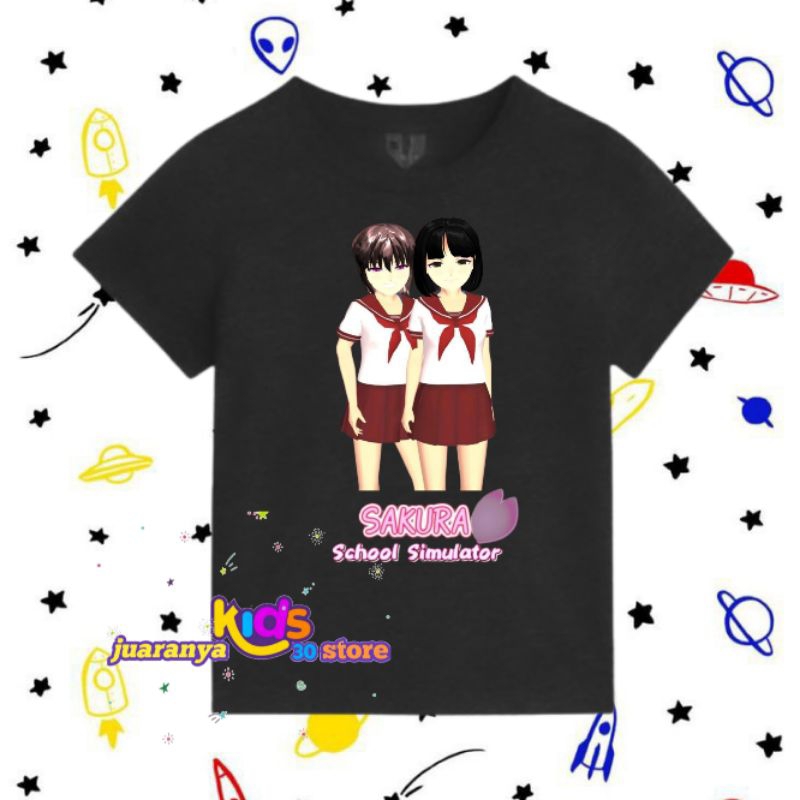 BAJU ANAK KAOS ANAK SAKURA SCHOOL SIMULATOR KAOS ANAK SAKURA SCHOOL