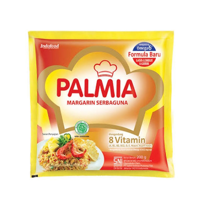 

Palmia Margarin Serbaguna Kemasan 200 Gram