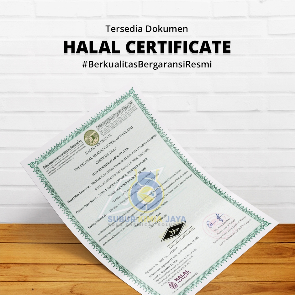 

HG Pati Tapioka Termodifikasi / Modified Tapioca Starch 1 KG