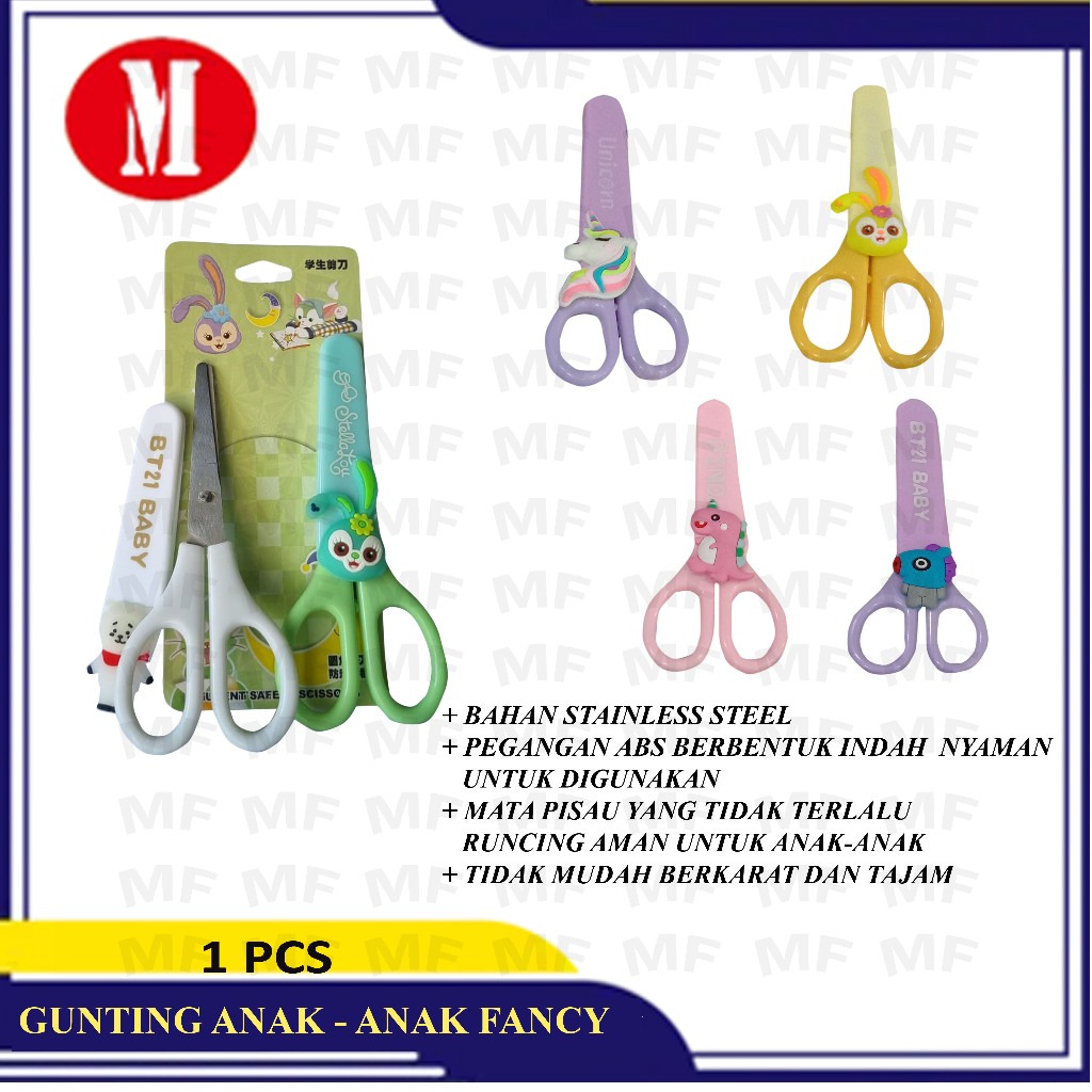 

Gunting Anak Fancy Bahan Stainless Steel NO.9105
