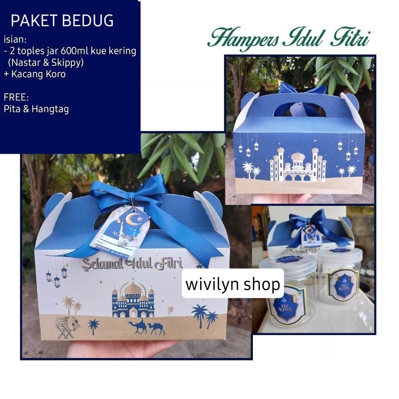 

HAMPERS IDUL FITRI/PARCEL IDUL FITRI/HAMOERS KUE KERING/HADIAH IDUL FITRI