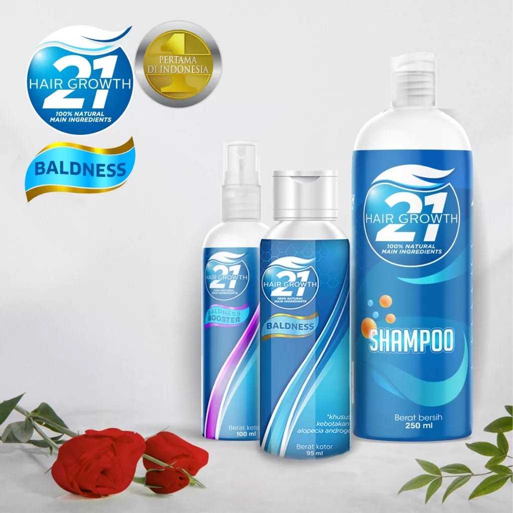 21 Hair Growth - Paket Baldnes - Penumbuh Rambut INAMARU