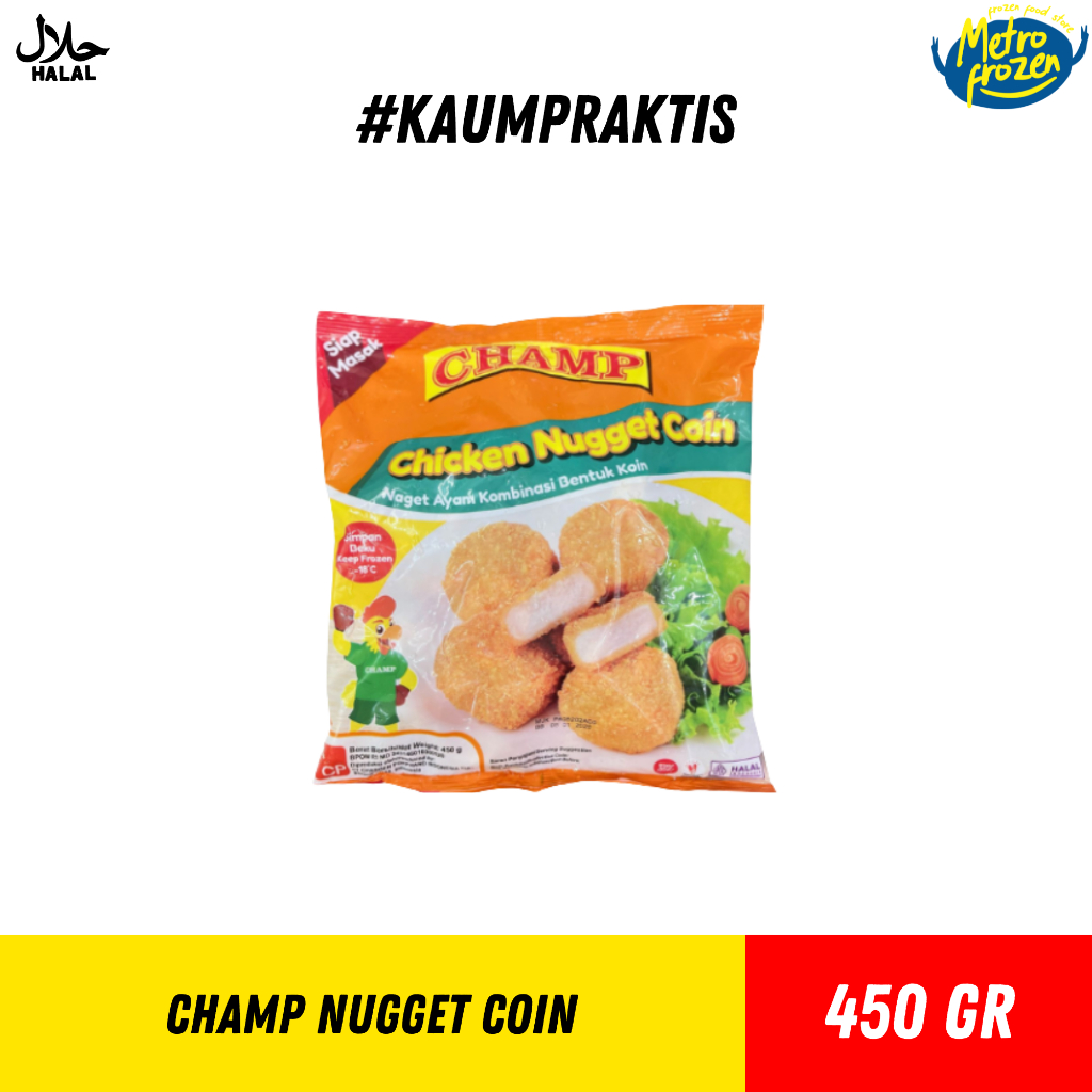 

Champ Chicken Nugget Coin 450gr