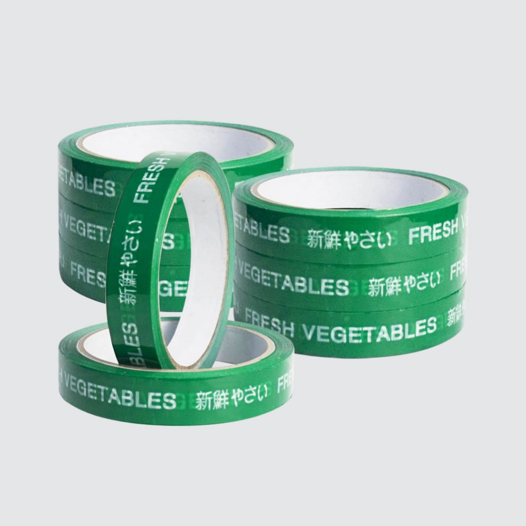 

Isolasi Fresh (Lakban Buah / Sayur) 18mm x 60 Yard 1 Slop Isi 8 Pcs/Roll Lakban Murah Berkualitas