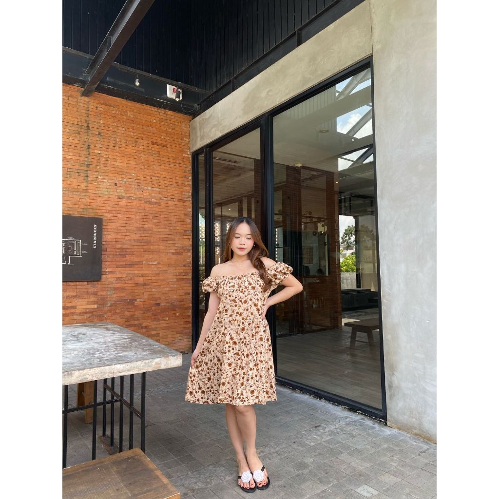 Gauri dress bahan rayon premium