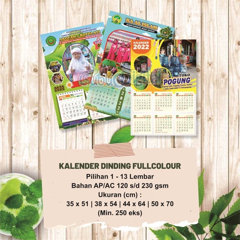 

Kalender Dinding Full Color