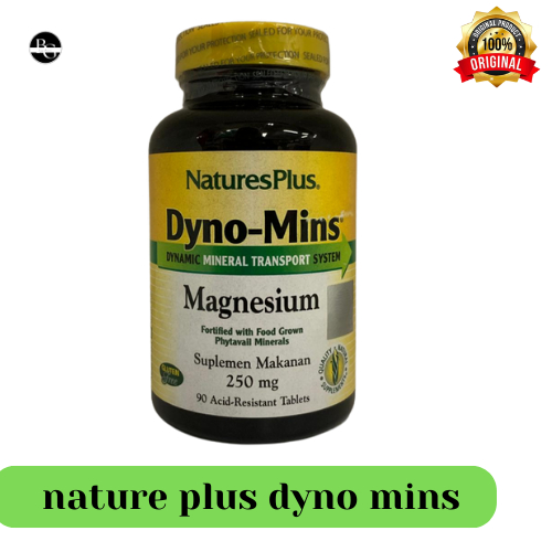 Natures nature nature's Plus Dyno Mins Magnesium 90 Tablet Suplementasi Magnesium